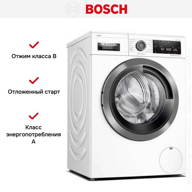 Стиральная машина Bosch WAXH2KLOSN в Тюмени (preview 6)