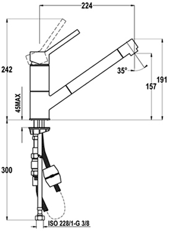 Смеситель Teka AUK 978 509780210 в Тюмени (preview 2)