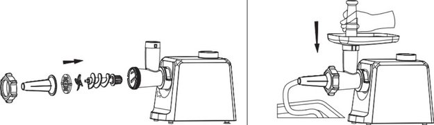 Мясорубка Korting KMG 0601 Infinity в Тюмени (preview 5)