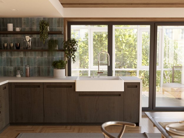 Смеситель Omoikiri KANTO-2 PLUS-SB LG-BL в Тюмени (preview 4)