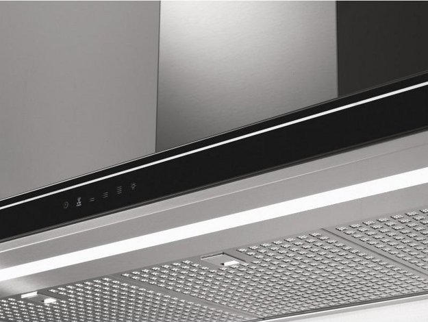Вытяжка Falmec SILENCE LUMINA NRS 90 INOX VETRO NERO (800) в Тюмени (preview 2)