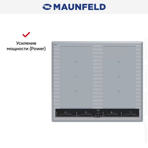 Индукционная варочная панель Maunfeld CVI594SF2MBL LUX Inverter в Тюмени (preview 8)