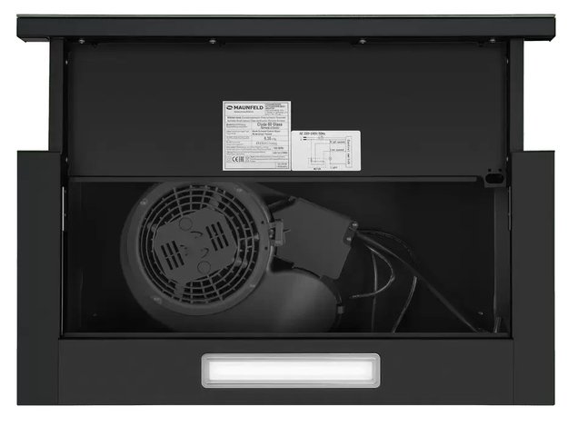 Встраиваемая вытяжка Maunfeld Clyde 50 чёрное стекло в Тюмени (preview 6)