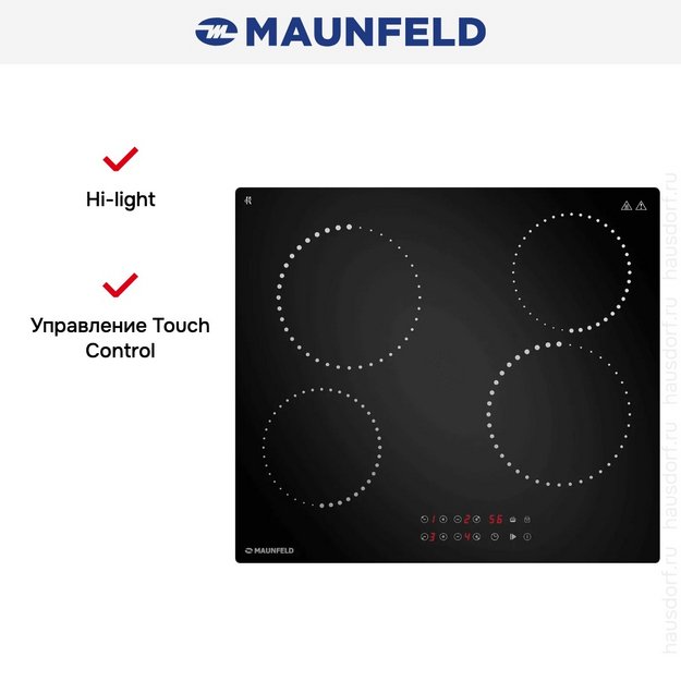 Варочная панель Maunfeld CVCE594PBK в Тюмени (preview 8)