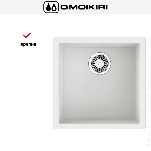Мойка Omoikiri Yamakawa 45T-U/I WH в Тюмени (preview 8)