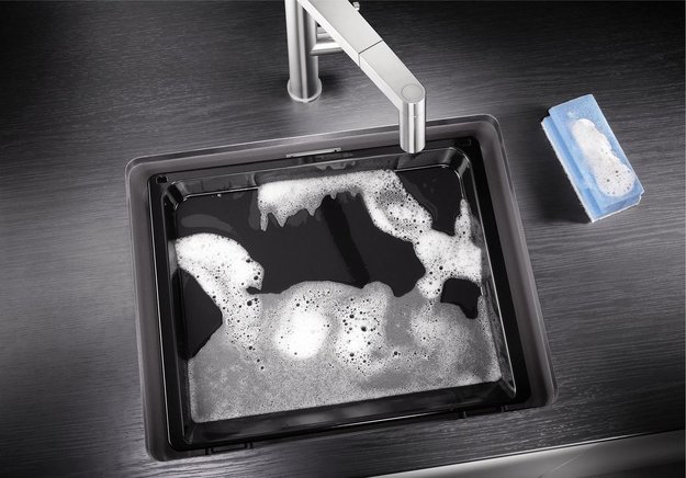 Мойка Blanco ETAGON 500-U SILGRANIT PuraDur 525887 черный в Тюмени (preview 2)