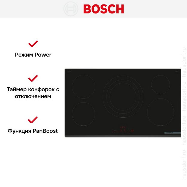 Индукционная варочная панель Bosch PIV931HC1E в Тюмени (preview 7)