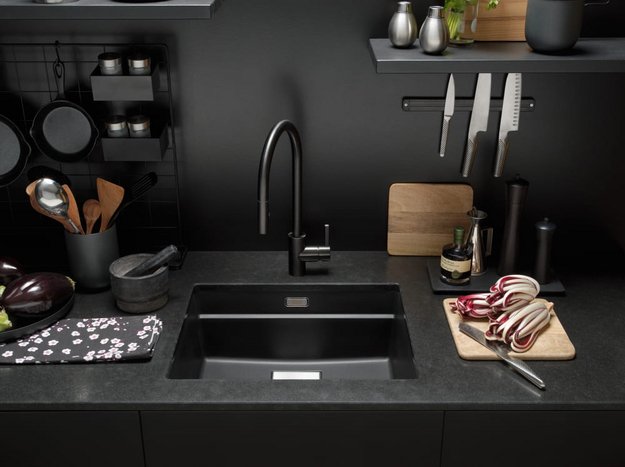 Смеситель Franke Eos Neo Pull Down черный матовый в Тюмени (preview 6)