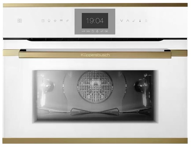 Компактный духовой шкаф Kuppersbusch CBP 6550.0 W4 Gold в Тюмени (preview 1)