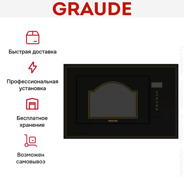 Встраиваемая микроволновая печь Graude MWGK 38.1 S Classic в Тюмени (preview 4)