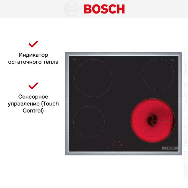 Электрическая варочная панель Bosch PKE645BA2E в Тюмени (preview 6)