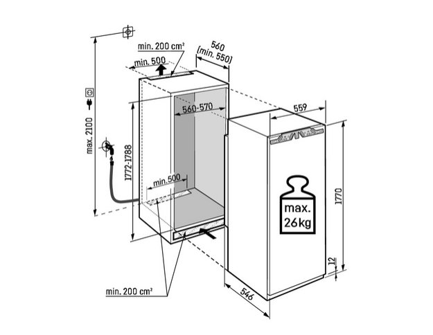 Встраиваемый холодильник Liebherr IRBdi 5180 Peak в Тюмени (preview 10)