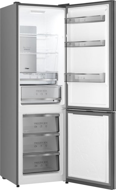 Отдельностоящий холодильник с инвертором Weissgauff WRK 2000 Total NoFrost Inverter Bru Steel Glass в Тюмени (preview 5)