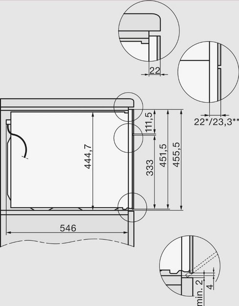 Встраиваемая микроволновая печь Miele H 7440 BM Жемчужно-бежевый (Pearlbeige) в Тюмени (preview 15)