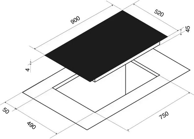 Индукционная варочная панель Pando PI-3800 AiRLINK в Тюмени (preview 4)