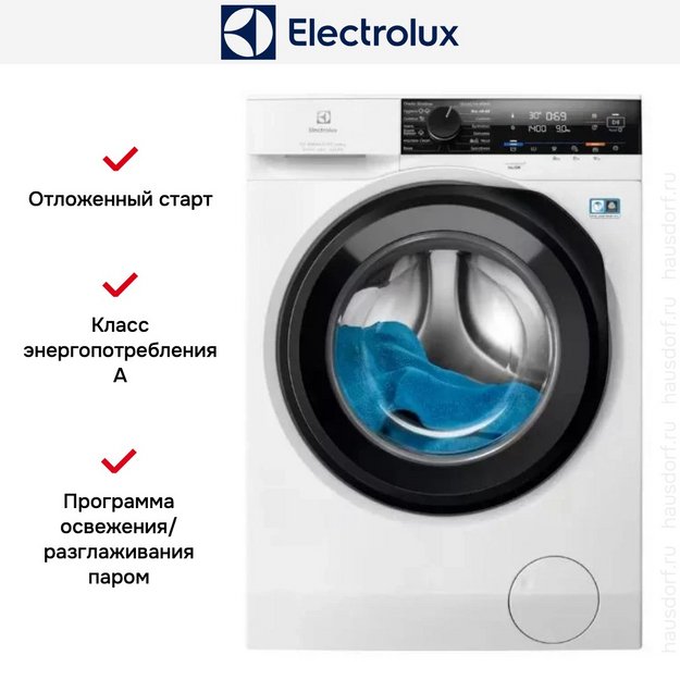 Стирально-сушильная машина Electrolux EW7W4492E в Тюмени (preview 4)