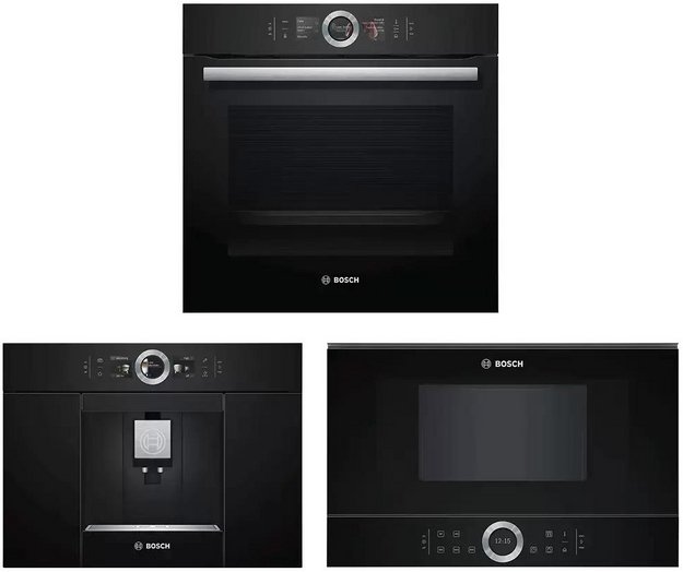 Bosch (духовой шкаф HSG636BB1 + кофемашина CTL636EB6 + микроволновая печь BFR634GB1) в Тюмени (preview 1)