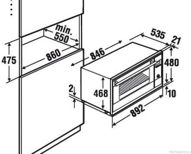 Духовой шкаф Kuppersbusch B 9330.0 S2 Black Chrome в Тюмени (preview 4)