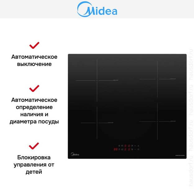 Варочная панель индукционная Midea MIH64103 в Тюмени (preview 7)