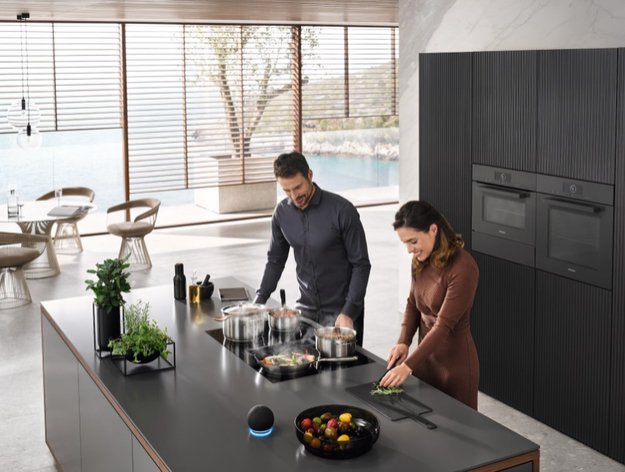 Варочная панель с вытяжкой Miele KMDA 7272 FL-U в Тюмени (preview 6)