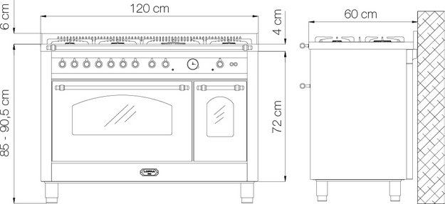 Варочный центр Lofra RSD126MFT+E/2AEO BRASS в Тюмени (preview 10)