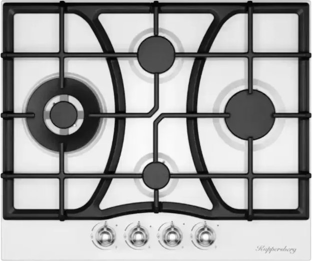 Газовая варочная панель Kuppersberg FS 610 W Silver в Тюмени (preview 1)