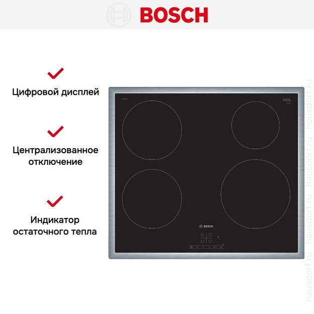 Индукционная варочная панель Bosch PUE64RBB5E в Тюмени (preview 6)