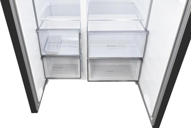 Отдельностоящий холодильник с инвертором Weissgauff WSBS 550 Built-in NoFrost Inverter Black в Тюмени (preview 11)