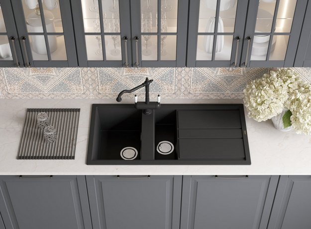 Мойка Omoikiri Kitagawa 100-2 GR в Тюмени (preview 5)