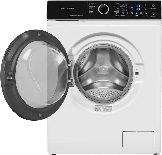 Стиральная машина Maunfeld MFWM106IWHT в Тюмени (фото 3) Стиральная машина Maunfeld MFWM106IWHT в Тюмени (preview 3)