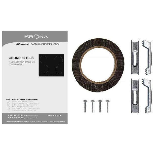 Варочная поверхность KRONA GRUND 60 BL/S в Тюмени (preview 12)