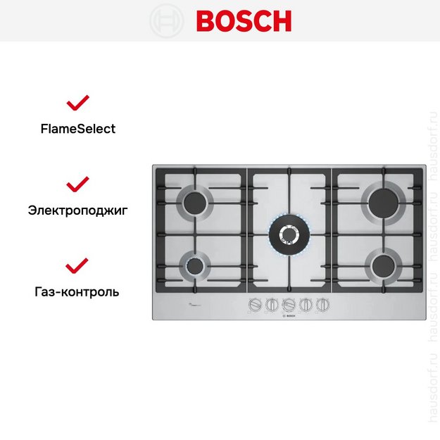 Газовая варочная панель Bosch PCR9A5I90M в Тюмени (preview 6)