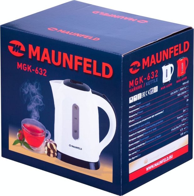 Чайник Maunfeld MGK-632W в Тюмени (preview 13)