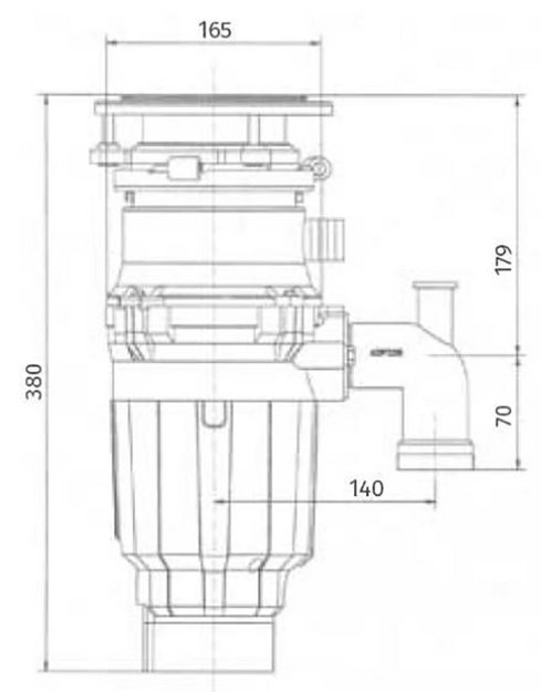 Измельчитель пищевых отходов Bone Crusher BC 700 в Тюмени (preview 9)