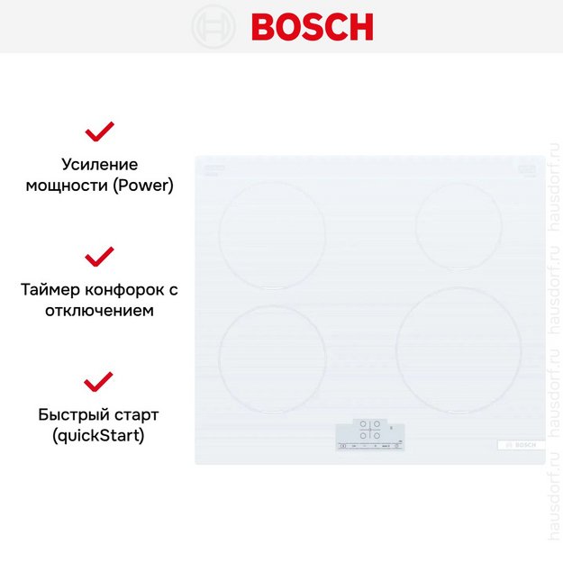 Индукционная варочная панель Bosch PUE612BB1E в Тюмени (preview 7)