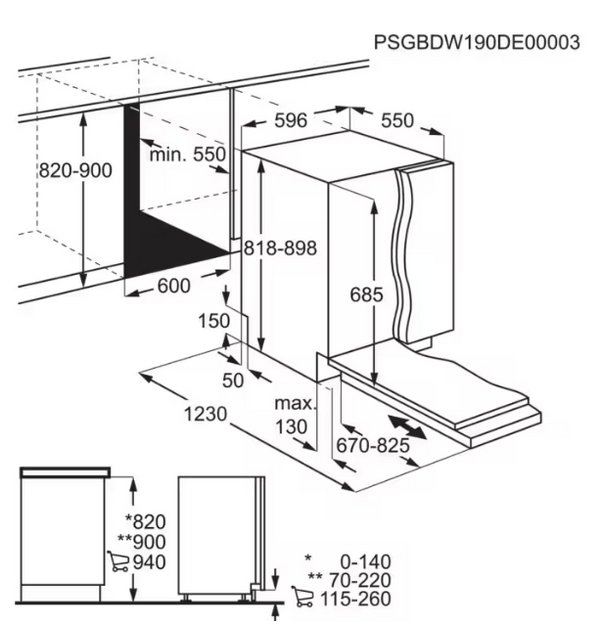Встраиваемая посудомоечная машина AEG FHK74707P в Тюмени (preview 7)