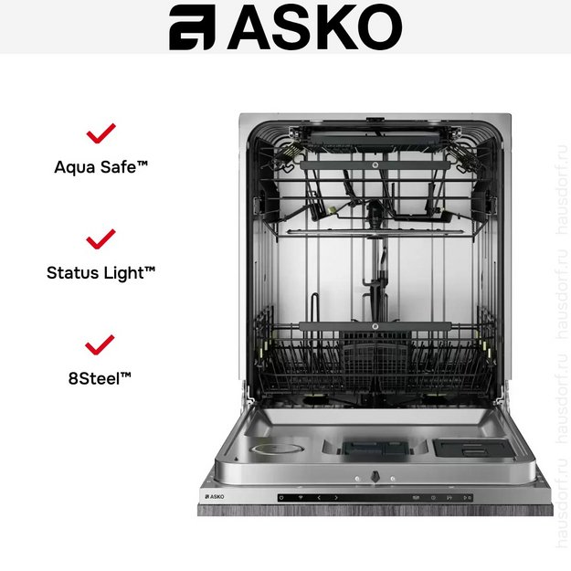 Встраиваемая посудомоечная машина Asko DFI747U/1 в Тюмени (preview 7)
