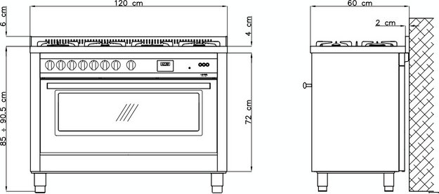 Варочный центр Lofra PG126GVGT/2Ci в Тюмени (preview 6)