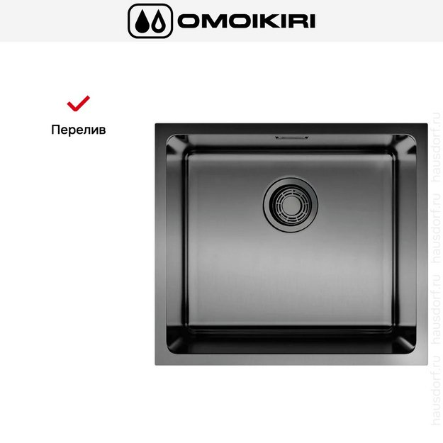 Мойка Omoikiri TADZAVA 49-U/I GM в Тюмени (preview 4)