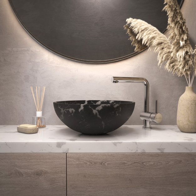 Раковина для ванны Omoikiri Hitomi-BL Marble в Тюмени (preview 3)