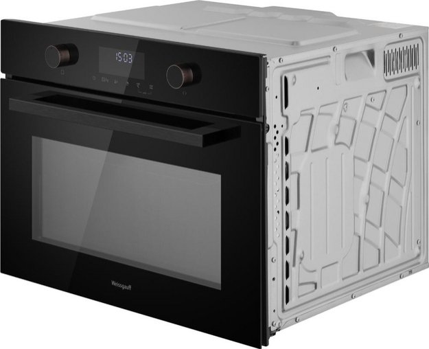 Компактный духовой шкаф с СВЧ Weissgauff OE 4551 DB Black Edition в Тюмени (preview 3)