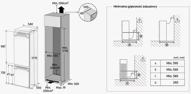 Встраиваемый холодильник Samsung BRB80F26CEF0EO в Тюмени (preview 13)