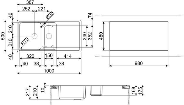 Мойка Smeg LZ102B в Тюмени (preview 2)