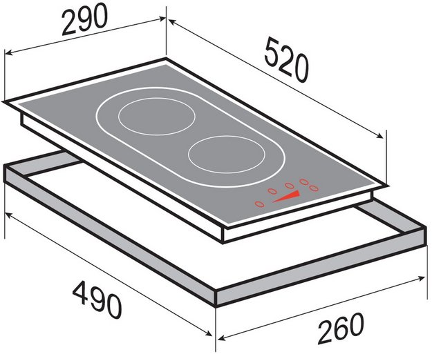 Стеклокерамическая варочная панель Zigmund Shtain CI 29.3 W в Тюмени (preview 4)