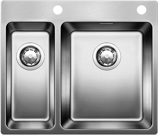 Мойка Blanco Andano 340/180-IF/A чаша справа, клапан-автомат нержавеющая сталь в Тюмени (preview 1)