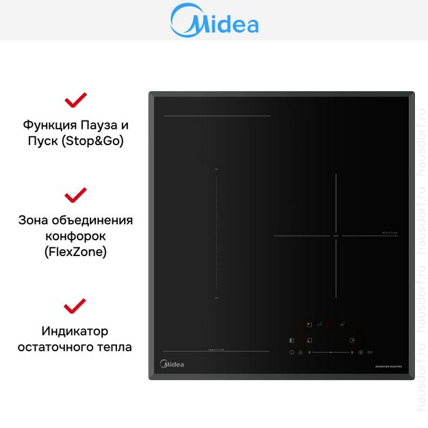 Индукционная варочная панель Midea MIH45107F в Тюмени (preview 8)