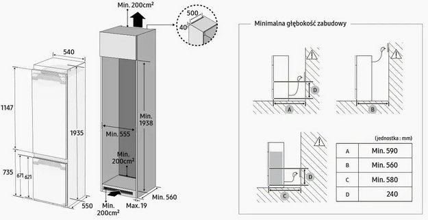 Встраиваемый холодильник Samsung BRB30715EWW в Тюмени (preview 6)