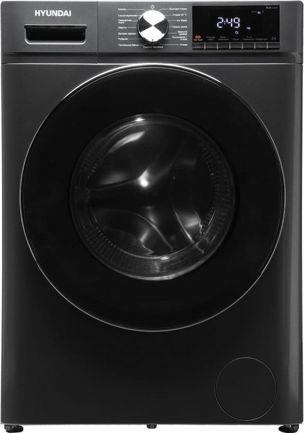 Стирально-сушильная машина Hyundai WFD8401 темно-серый в Тюмени (preview 2)