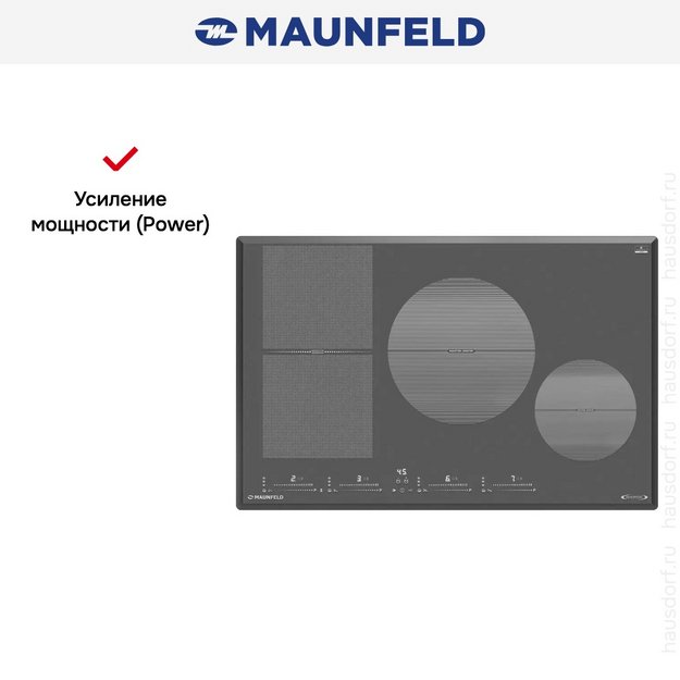 Индукционная варочная панель Maunfeld CVI804SFDGR Inverter в Тюмени (preview 8)