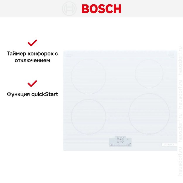 Индукционная варочная панель Bosch PUE612BB1E в Тюмени (preview 7)